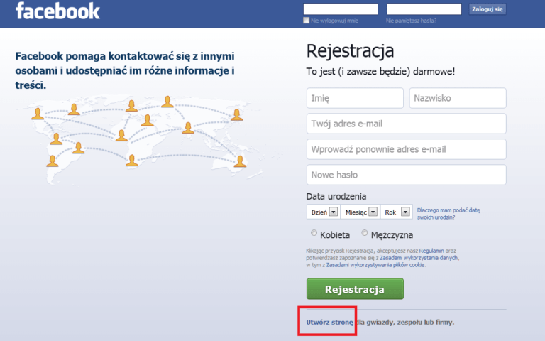 Tworzenie strony na Facebooku