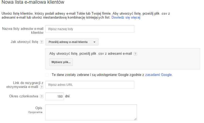 AdWords Customer Match