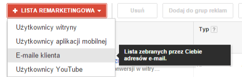 remarketing z customer match