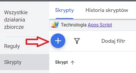 nowy skrypt google ads