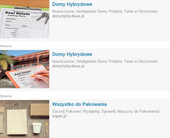 rozszerzenie grafiki reklamy tekstowe google