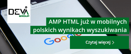 AMP HTML w mobilnych polskich wynikach wyszukiwania