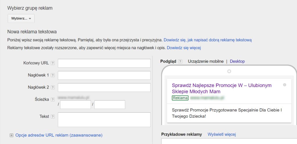 zarzadzanie kampania google adwords 7