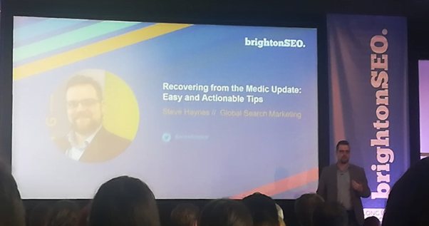 Steve Haynes - prezentacja Brighton SEO wrzesień 2019