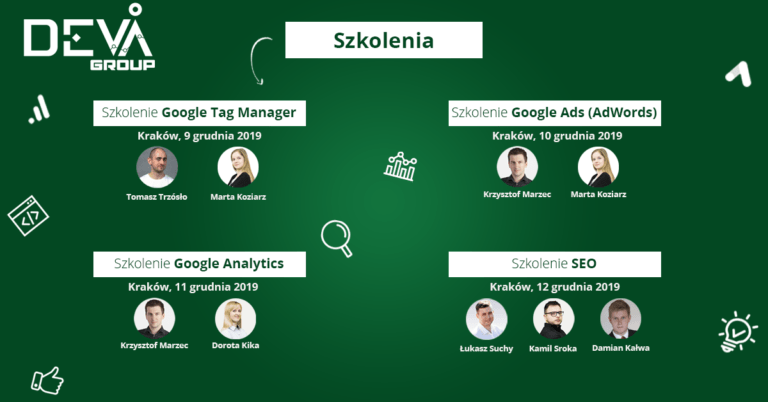 Grudniowe szkolenia DevaGroup w Krakowie