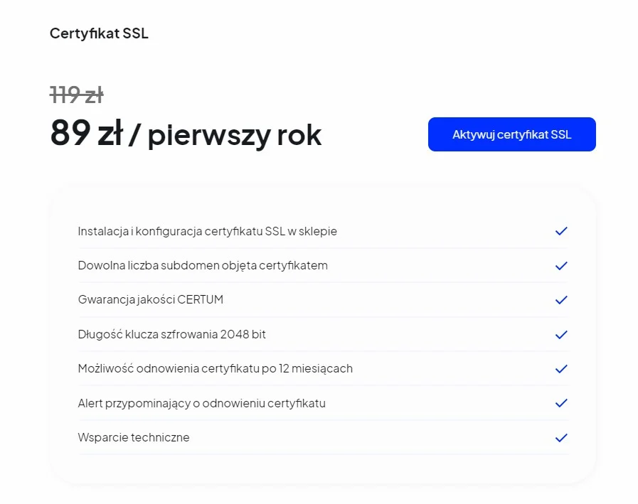certyfikat ssl