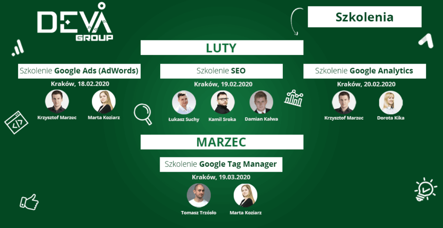 Lutowe szkolenia otwarte DevaGroup
