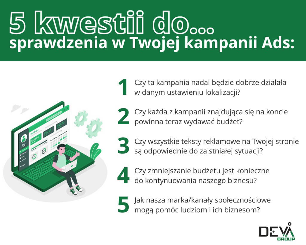 5 kwestii do... sprawdzenia w Twojej kampanii Google Ads 5 kwestii do... sprawdzenia w Twojej kampanii Google Ads