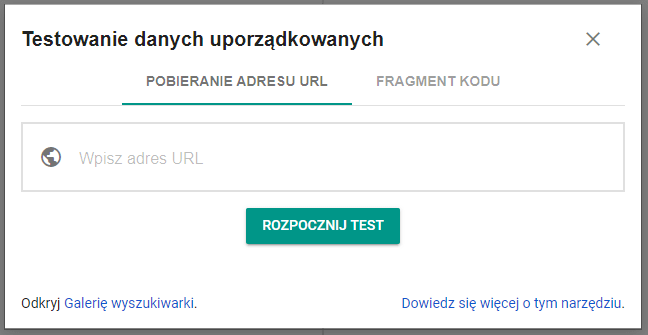 Testowanie danych uporządkowanych