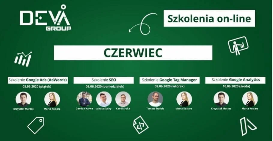 Szkolenia online – DevaGroup – Czerwiec 2020