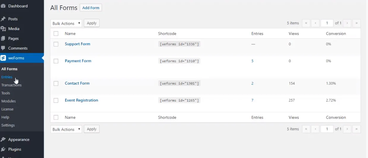 WeForms