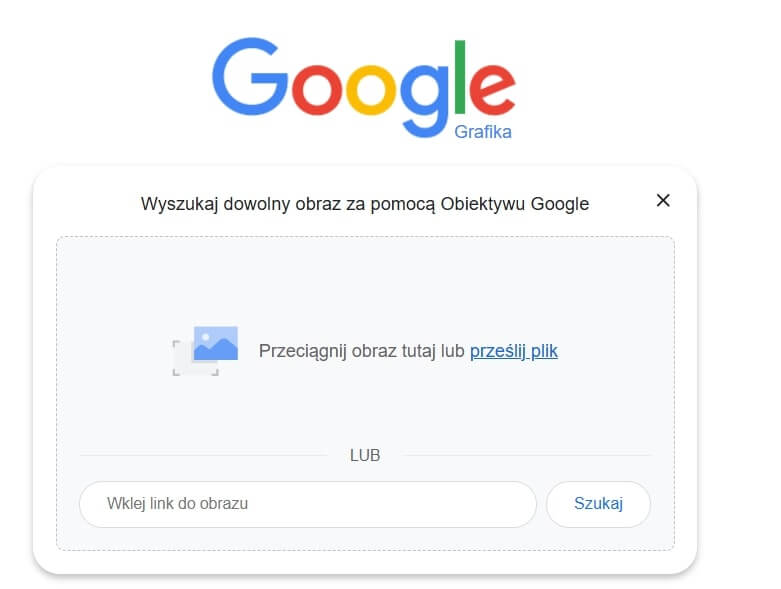 wyszukiwanie obiektywem google