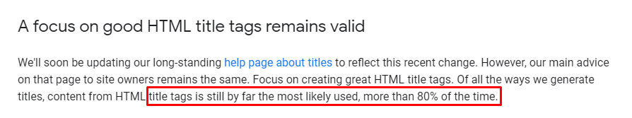aktualizacje google meta title