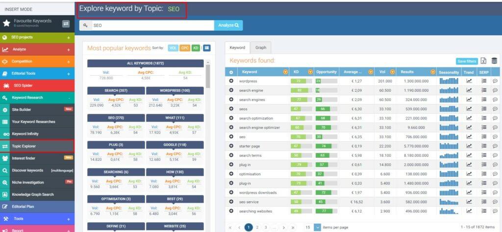 seo topic explorer