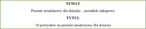 tytuł