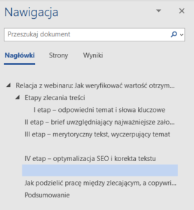 nawigacja