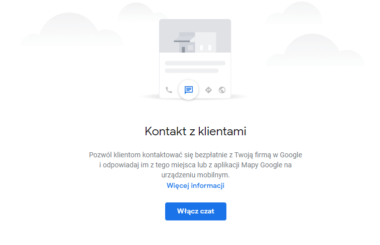 chat w Google Moja Firma