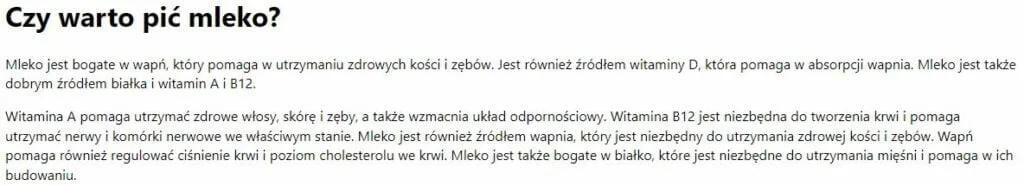 odpowiedź na to, czy warto pić mleko