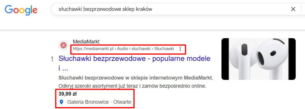 rich snippets product