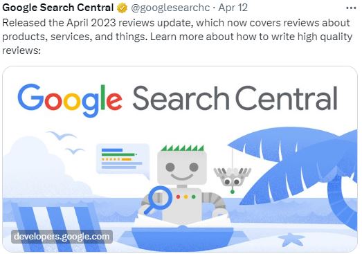 aktualizacja algorytmu google kwiecien 2023