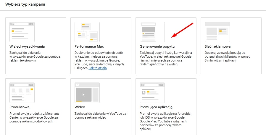 tworzenie kampanii demandgen