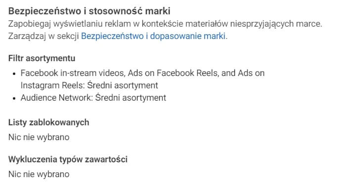 Bezpieczeństwo i stosowność marki