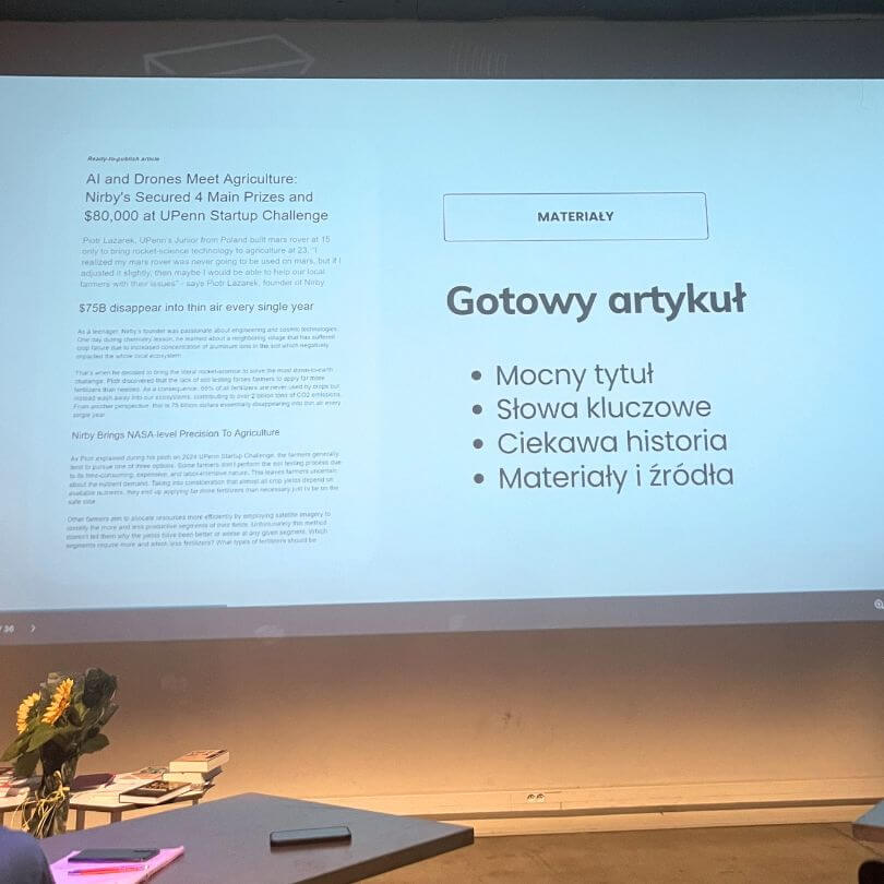 startup promocja w prasie artykul
