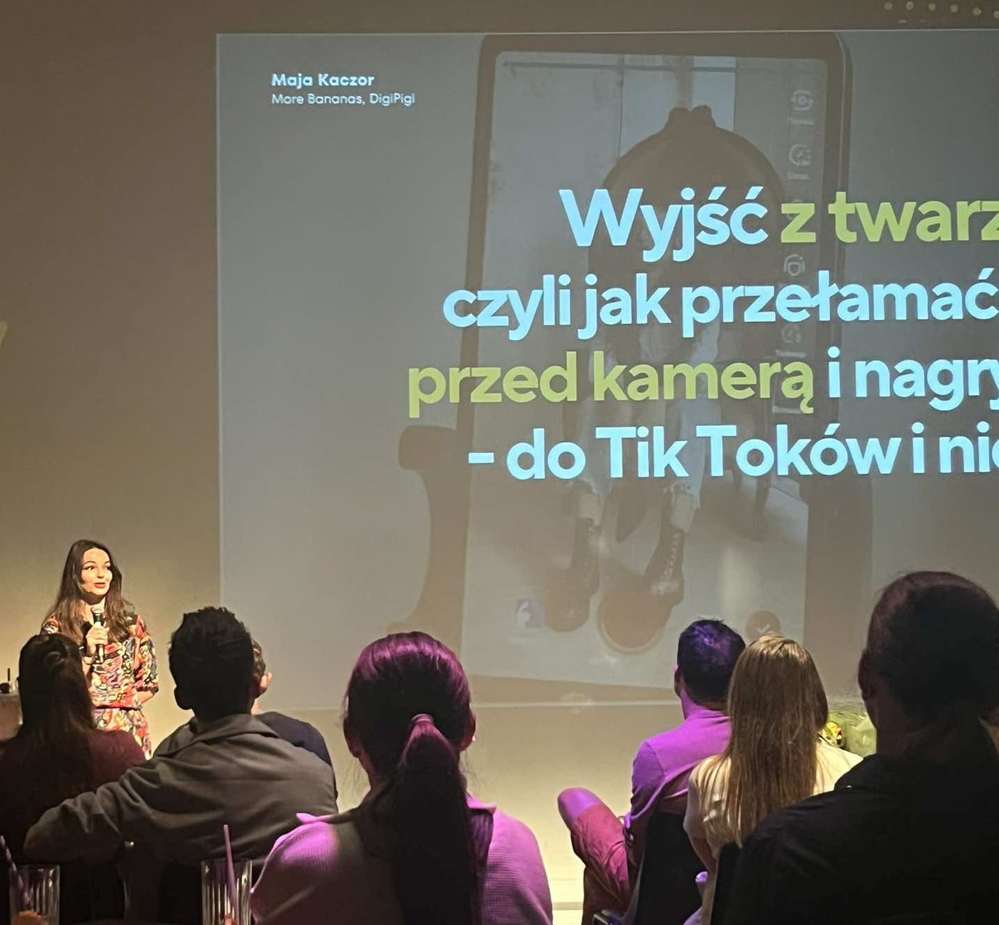 Maja Kaczor wystapienia przed kamera