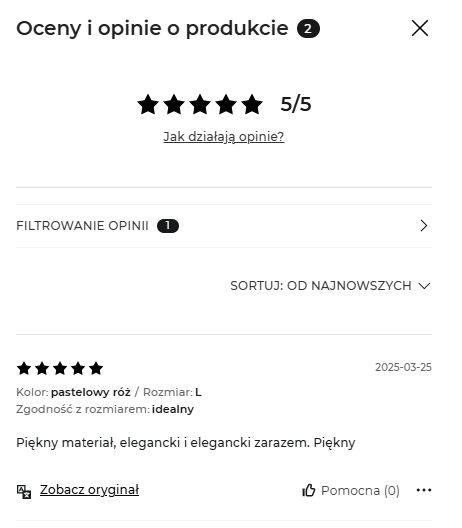 oceny i opinie