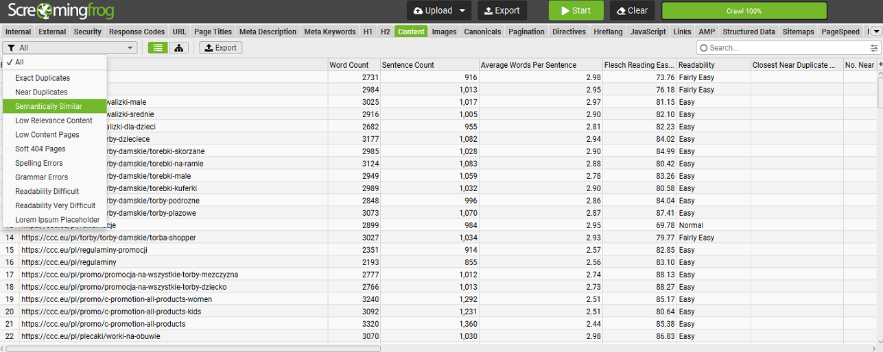 Semantic Similarity Analysis