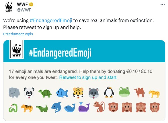 WWF emoji