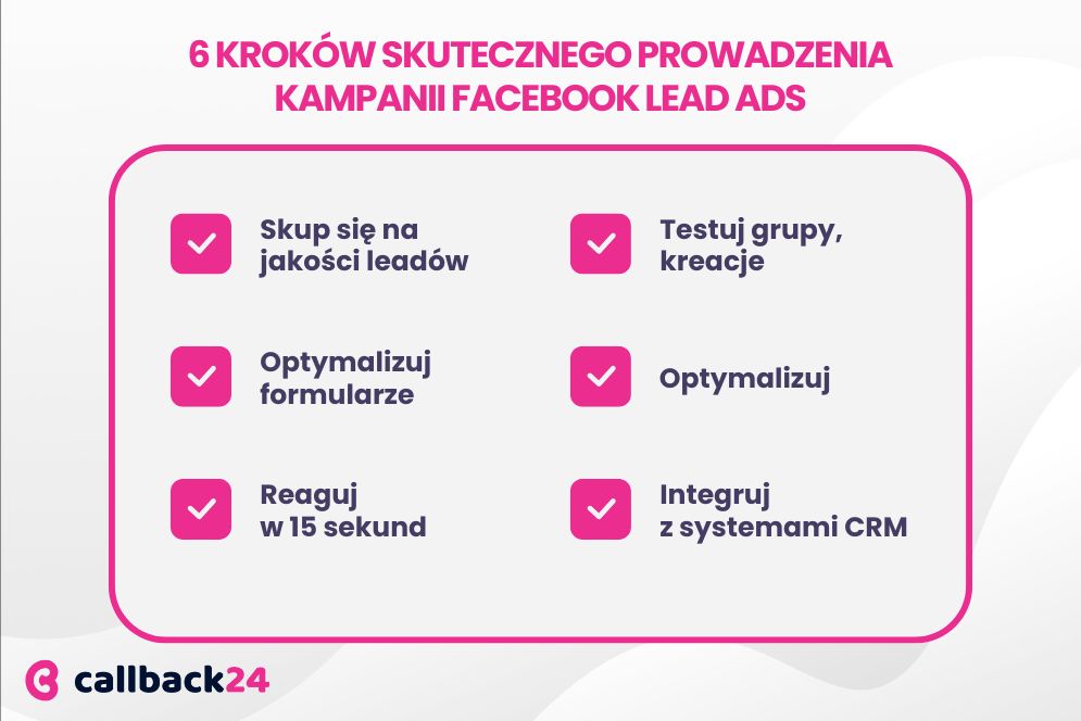 6 krokow skutecznego fb lead ads
