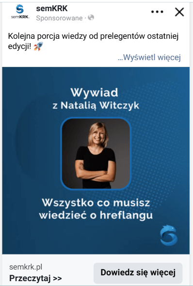 Reklama z celem rozpoznawalność