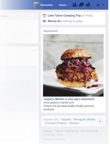 Reklamy w Prawej Kolumnie Facebooka