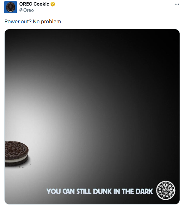 real time marketing oreo