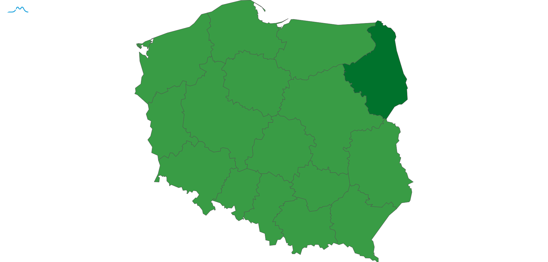 mapa wojewodztwo podlaskie