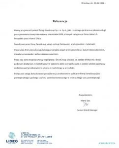 Lideo referencje