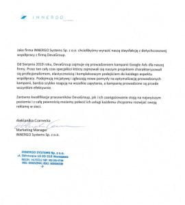 Innergo opinia