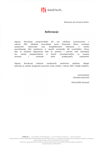 Referencje Gazeta pl