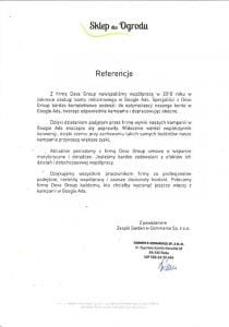 Sklep dla Ogrodu referencje