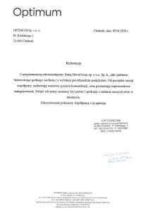 Refernecje Optimum