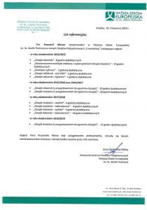 WSE referencje