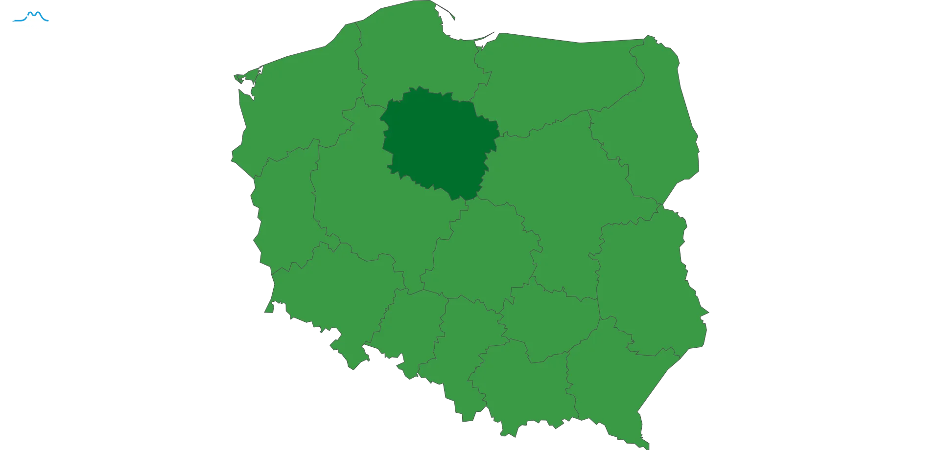 polska kujawsko-pomorskie mapa
