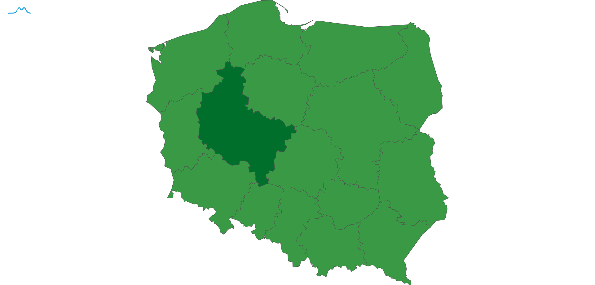 polska wielkopolskie mapa