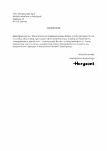 Referencje DevaGroup 23.01.2023