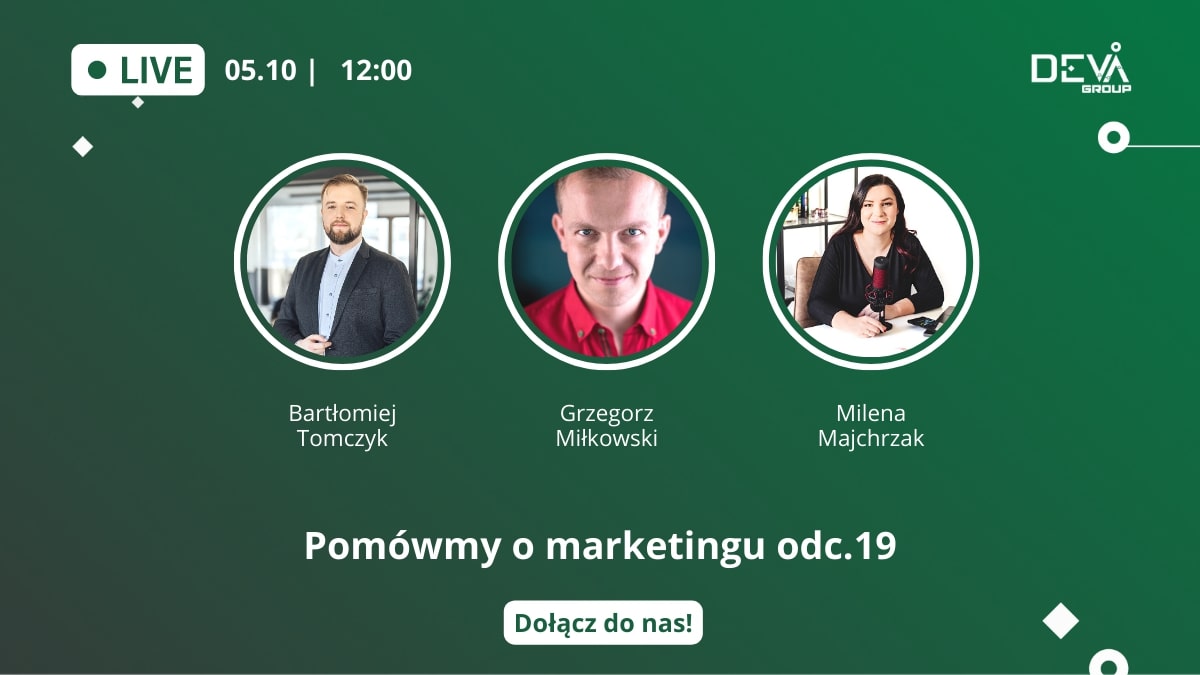 odcinek 19 pomowmy o marketingu webinar online devagroup