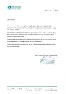 Referencje wyższa szkoła europejska