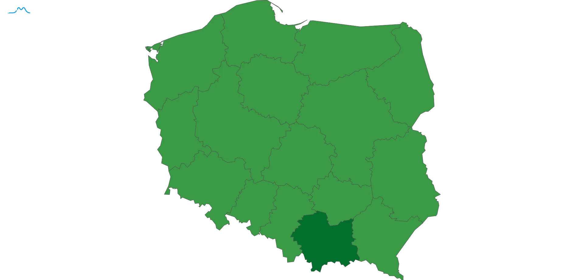 polska malopolska mapa